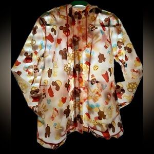 Viral Disney Parks Snack Themed Rain Jacket – Women’s M, Never Worn! 🍿